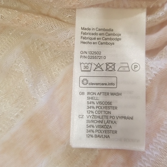 H & M striped long sleeves tee. Size L. NWT - Picture 7 of 8